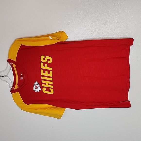 NEW NFL Gear NIKE Issue Team Apparel Kansas City Chiefs Youth TShirt Top Summer - Picture 7 of 16
